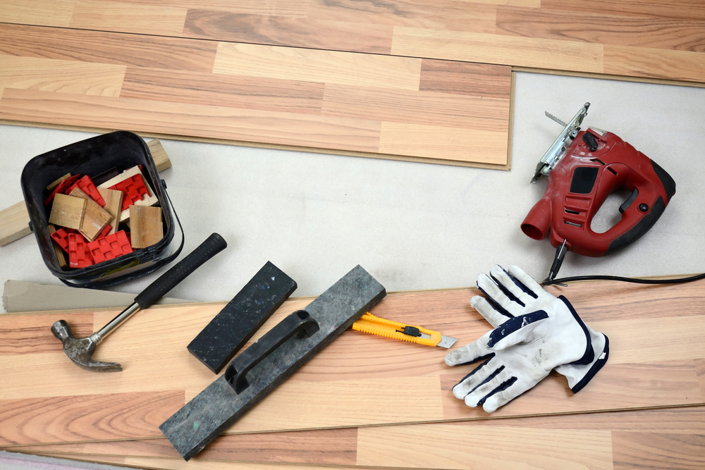 Tools and Materials for bamboo flooring installation
