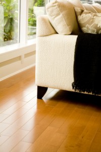 luxury home with wood floors