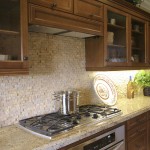 travertine backsplash