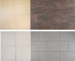 porcelain and ceramic tile montage