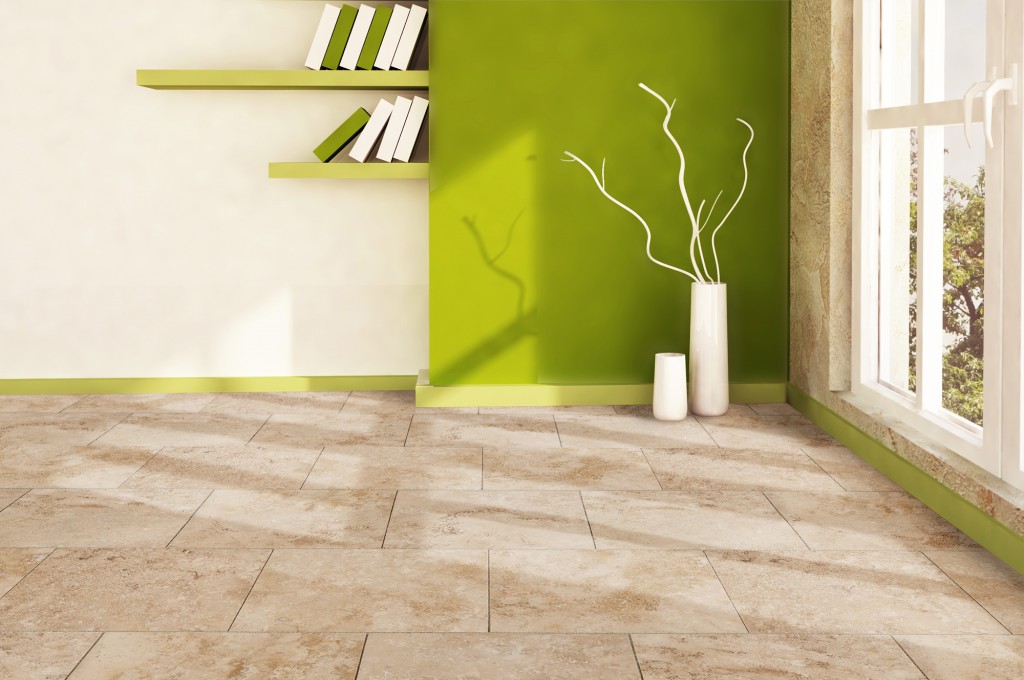 Kesir Travertine Tiles - Honed and Filled Oasis Walnut Premium