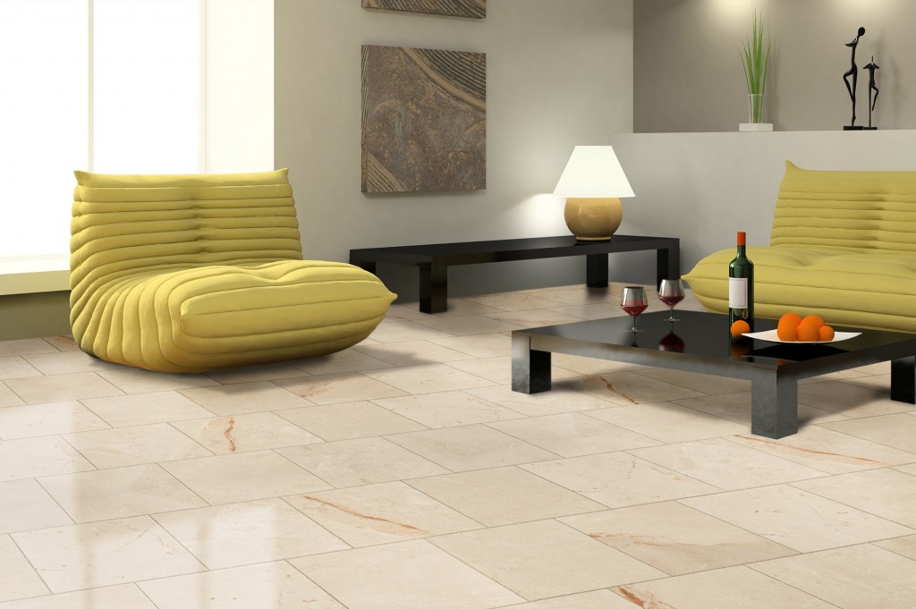 Troya Marble Tile - Crema Perla