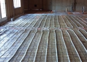hydronic radiant heating system