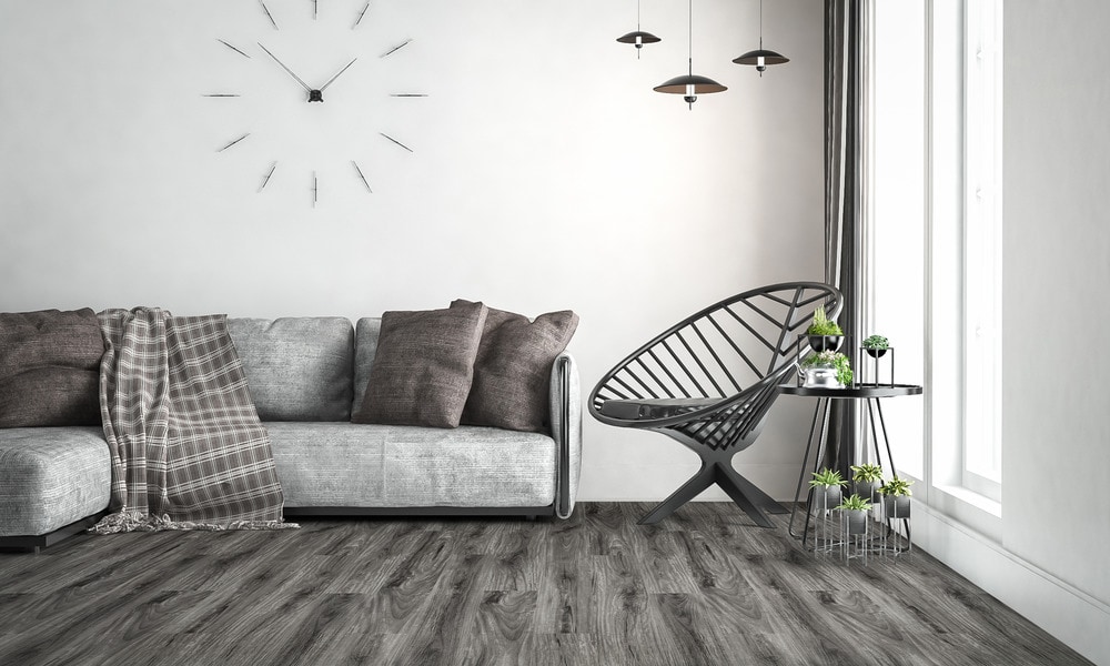 These pre-attached 1.5mm foam underpaded planks offer noise reduction and added comfort when walking on the floor. Featuring Vesdura Vinyl Planks 5.5mm SPC Click Lock Vigorous Collection i
