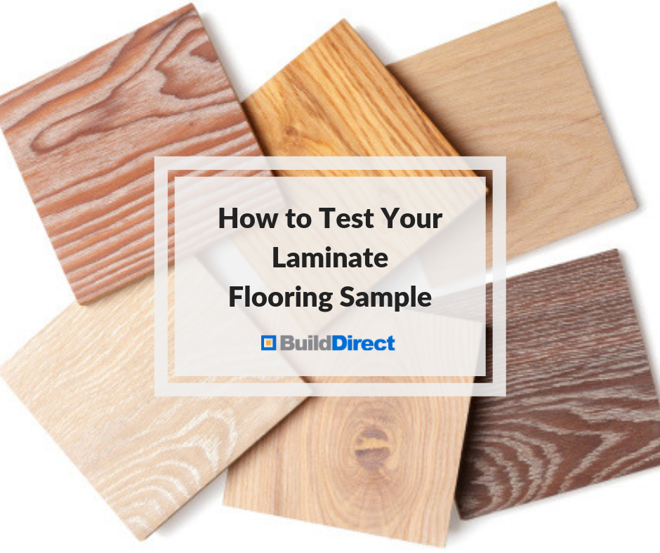 test laminate flooring sample