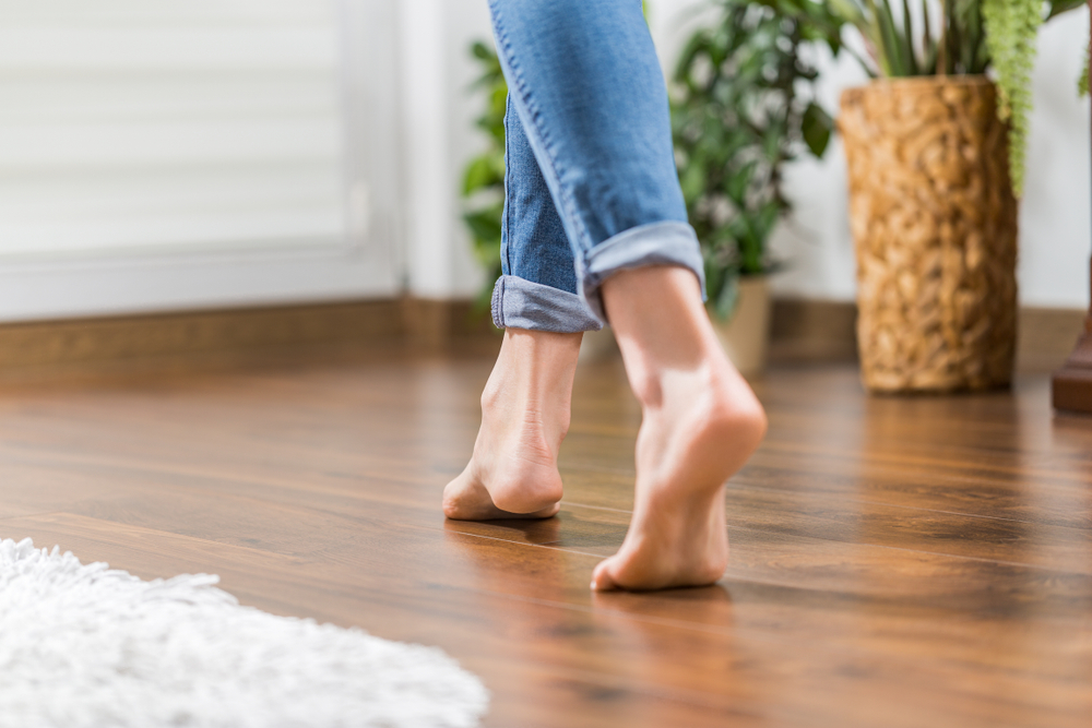 test laminate flooring sample