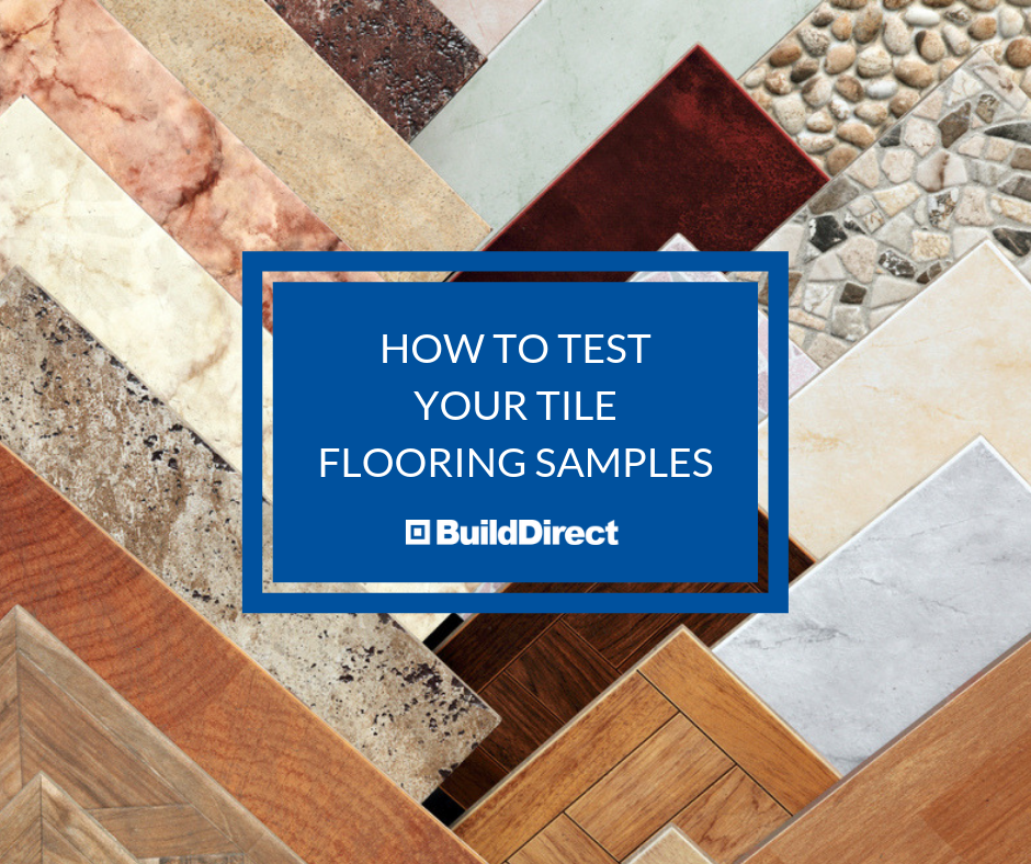 test tile floor samples