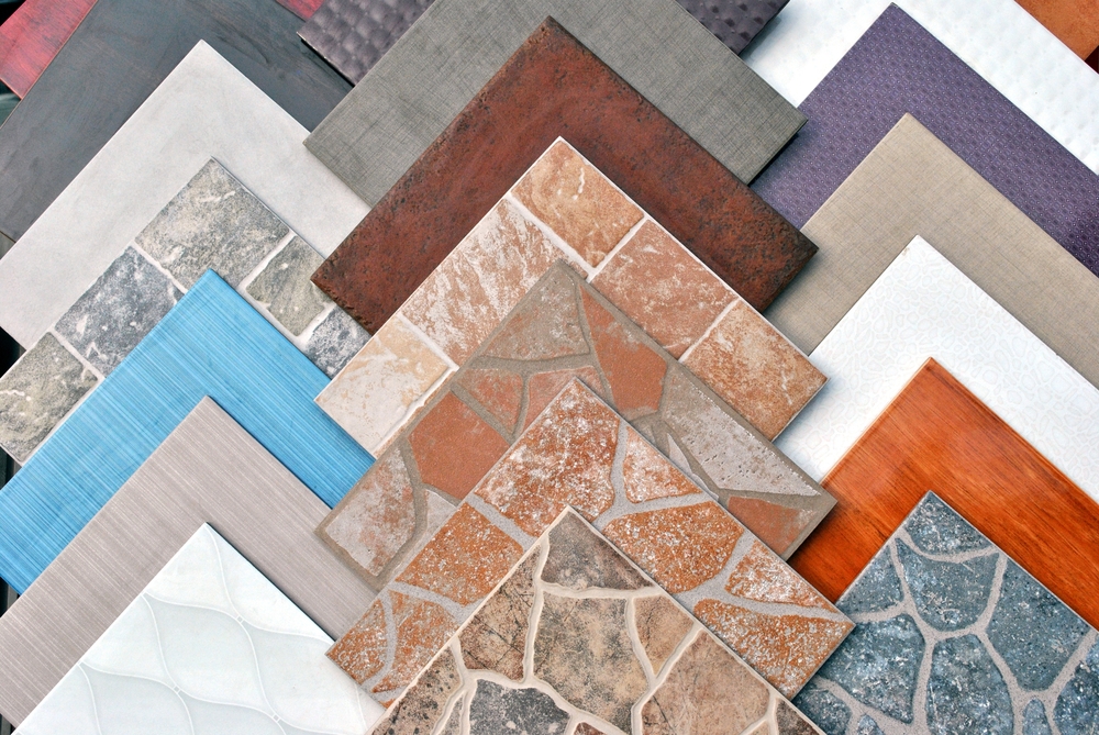 test tile floor samples