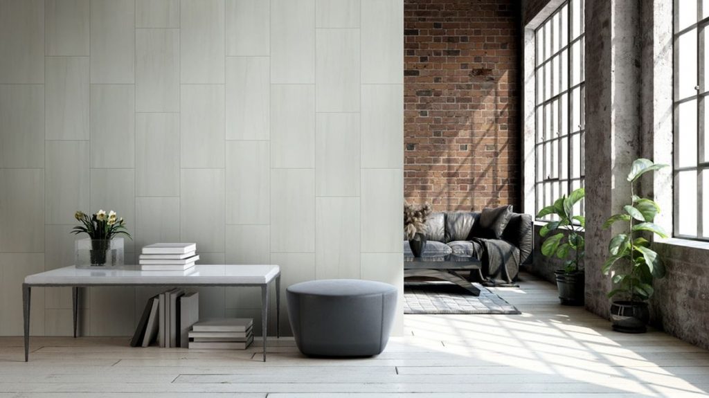 Cabot Porcelain Tile Creation Stone Series in Grey Limestone